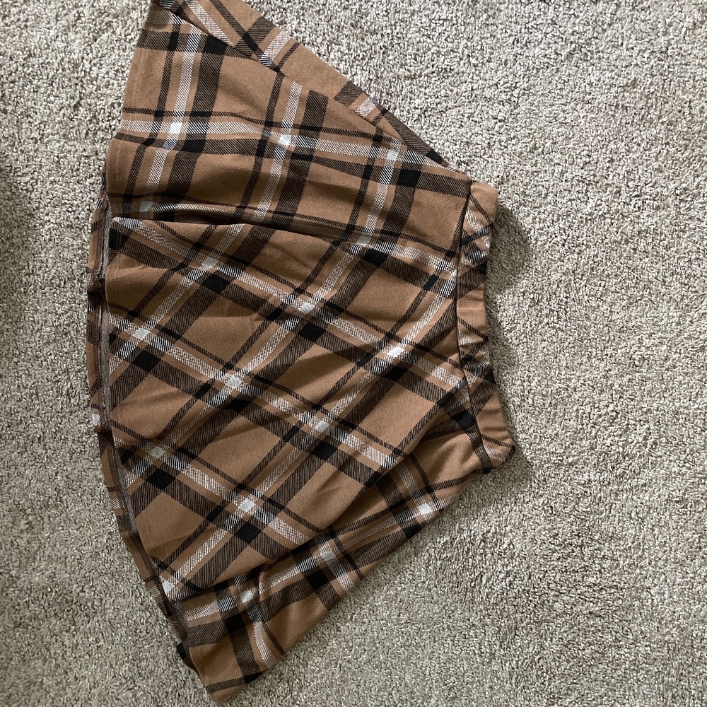 Plaid fall skirt